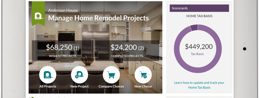 Electric Remodel Projects Dashboard - Home Zada