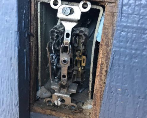 Safety Inspection - Burned Outlet