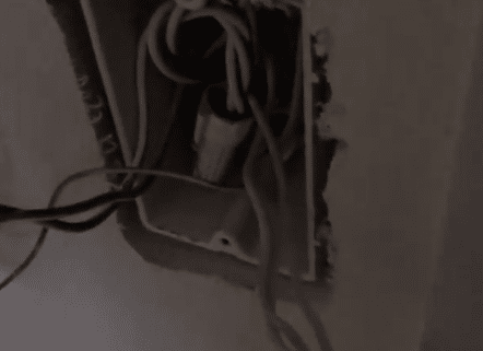 Sparking Wires in Outlet