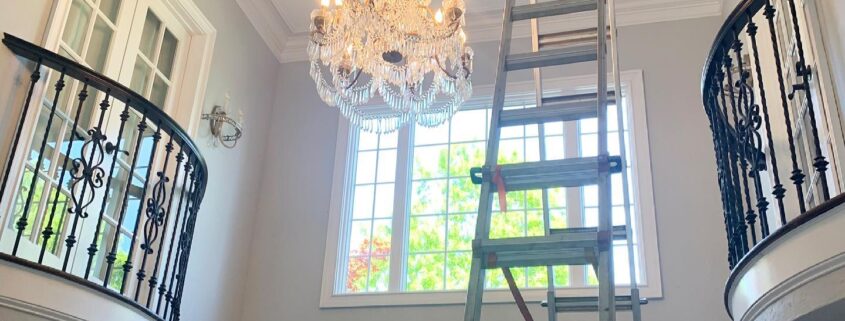 Crystal Chandelier Installation Require Care and Transportation