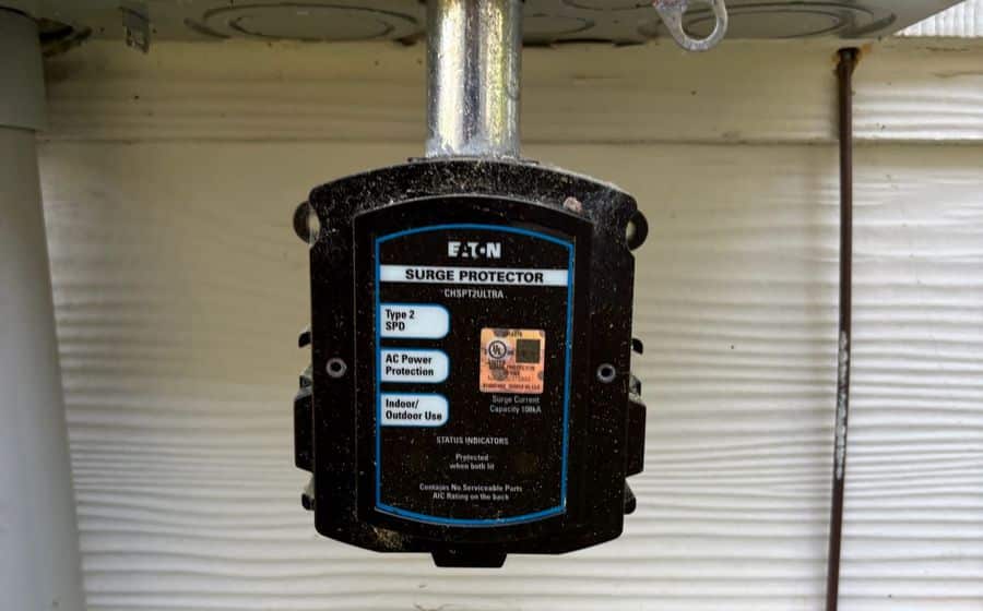 Eaton whole-home surge protector installed at the meter by ARC Electric